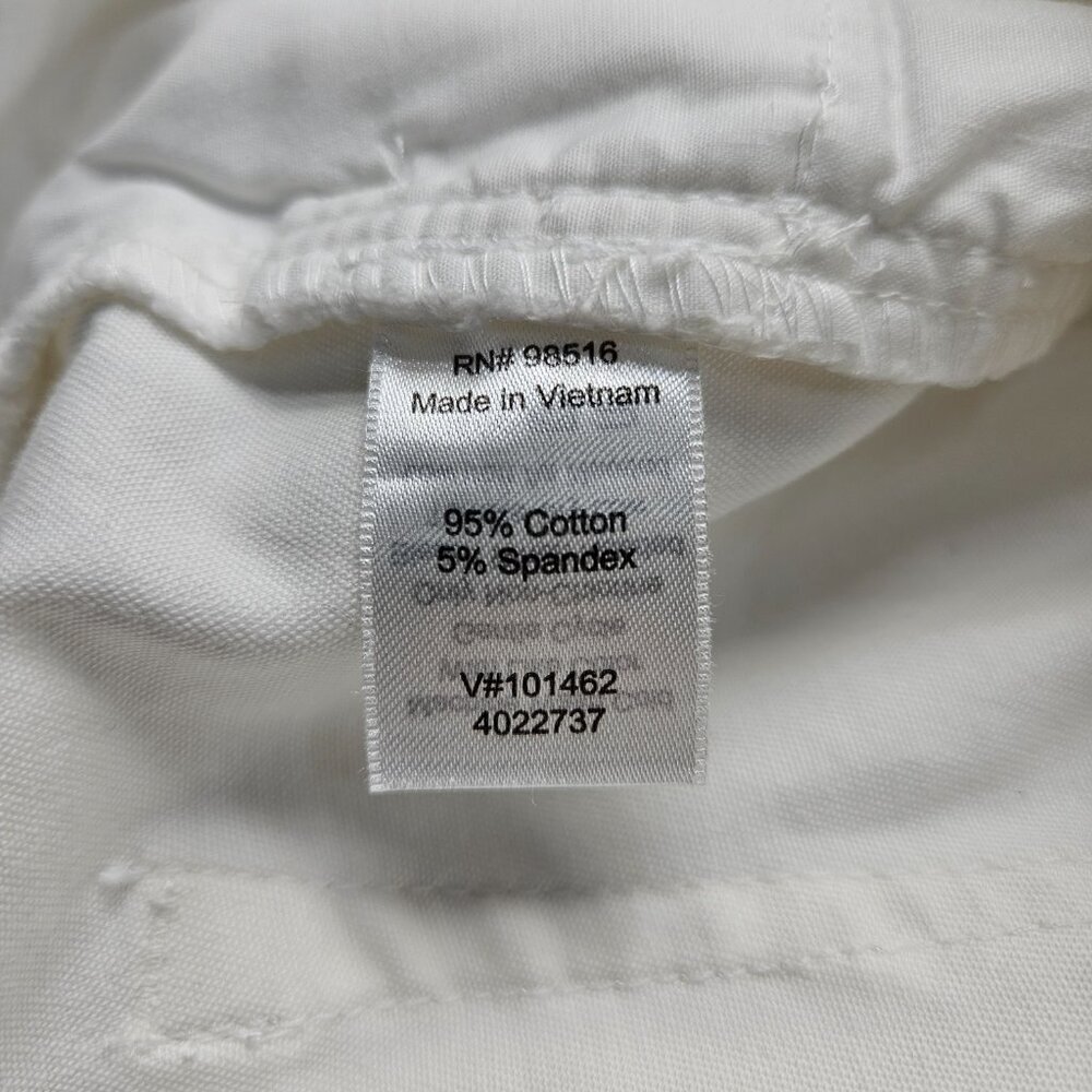 COLDWATER CREEK -NWT- Premium Denim NATURAL FIT CROPPED LEG WHITE SZ-12 (124-8) - Picture 4 of 8